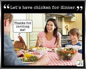 Obrázek - Let's have chicken for dinner!